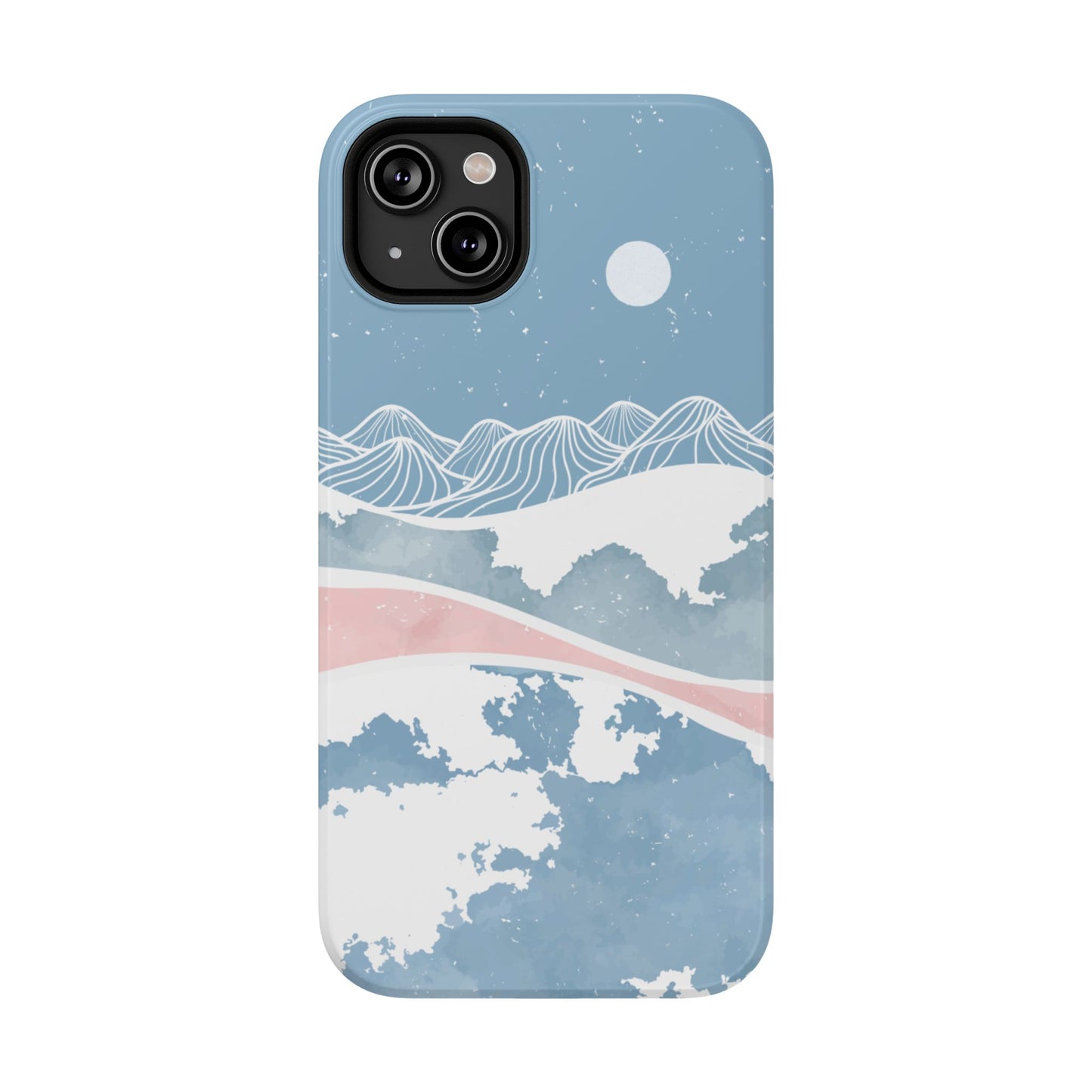 Blue Winter Night iPhone Case