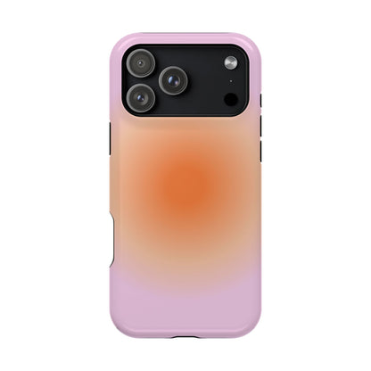 Orange & Purple Aura iPhone Case