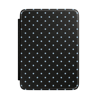 Blue Velvet Mini Dots Kindle Case