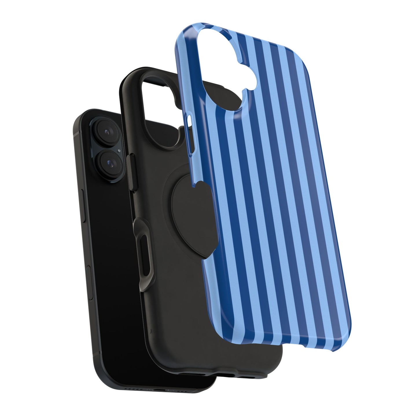 Blueberry Stripes iPhone Case