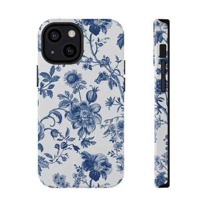 French Navy Toile iPhone Case