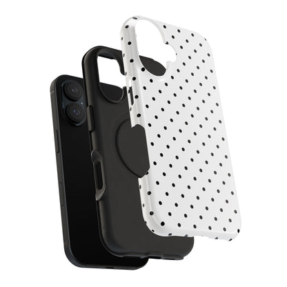Black Mini Dots iPhone Case