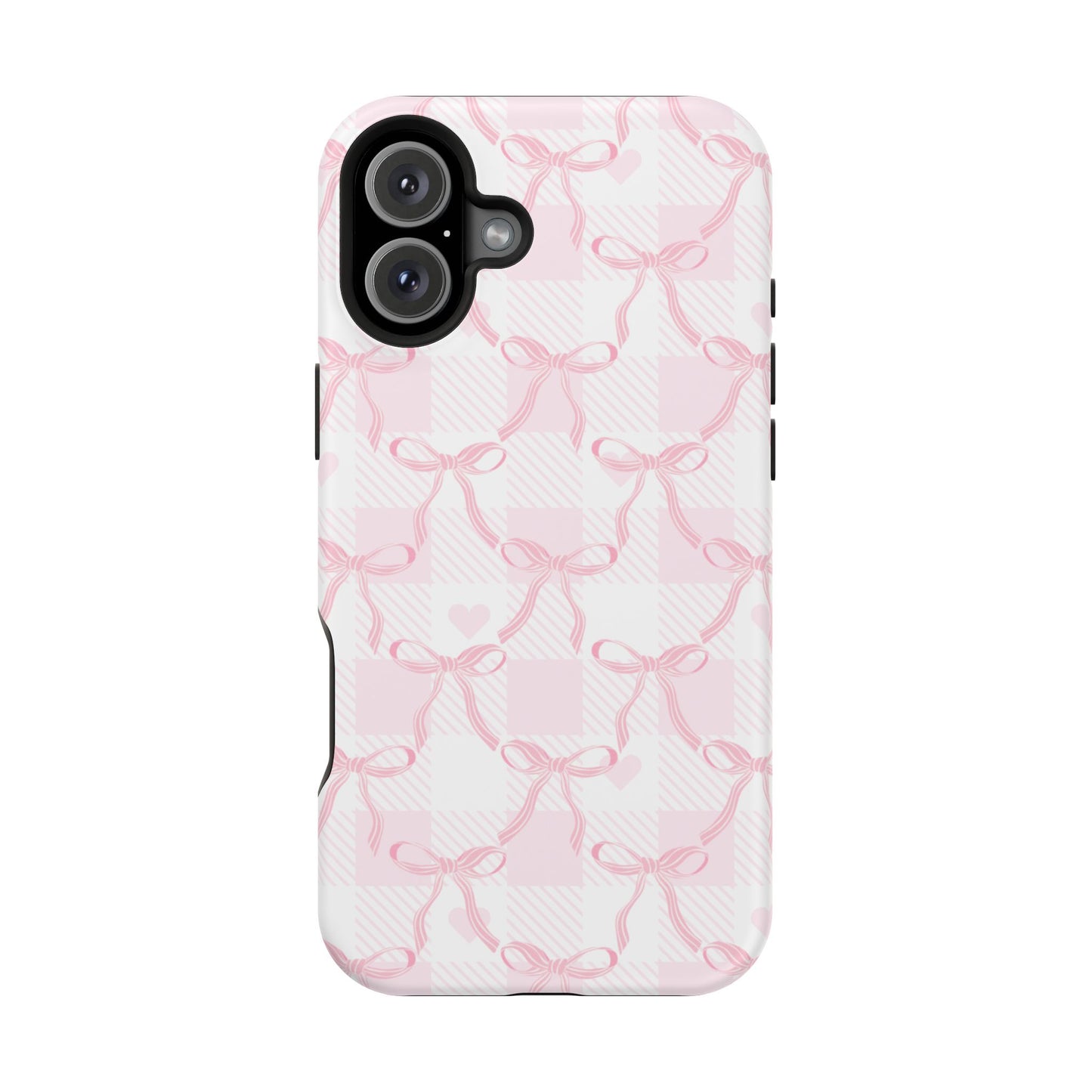 Pink Ribbon Bows iPhone Case