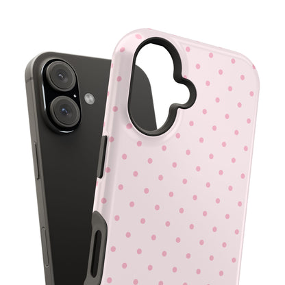 Pink Sprinkles Mini Dots iPhone Case