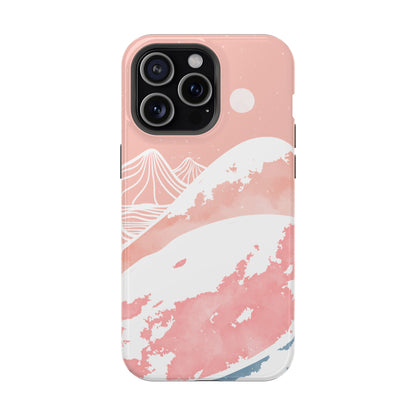 Pink Winter Night iPhone Case