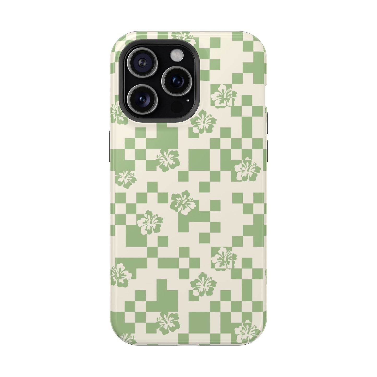 Green Hibiscus iPhone Case