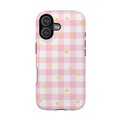 Pink Lemonade Gingham iPhone Case