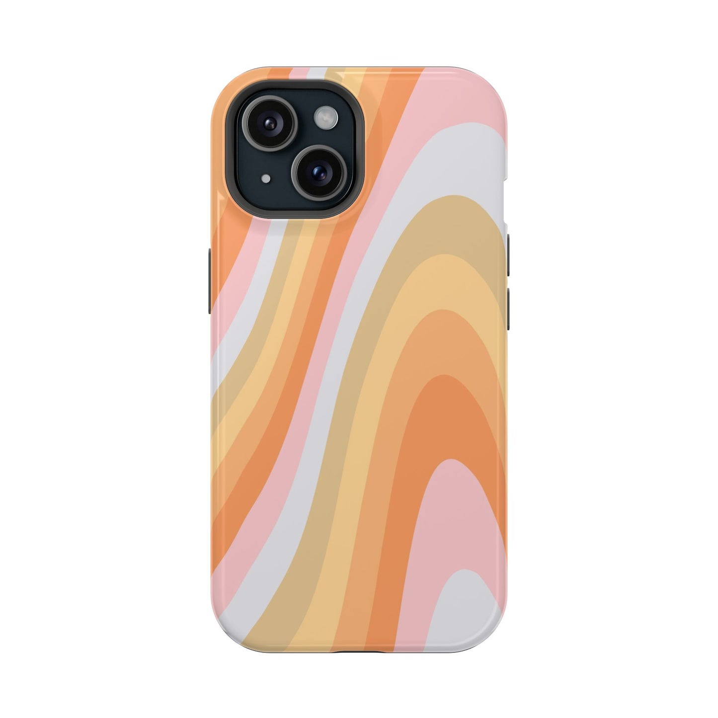 Rainbow Waves iPhone Case