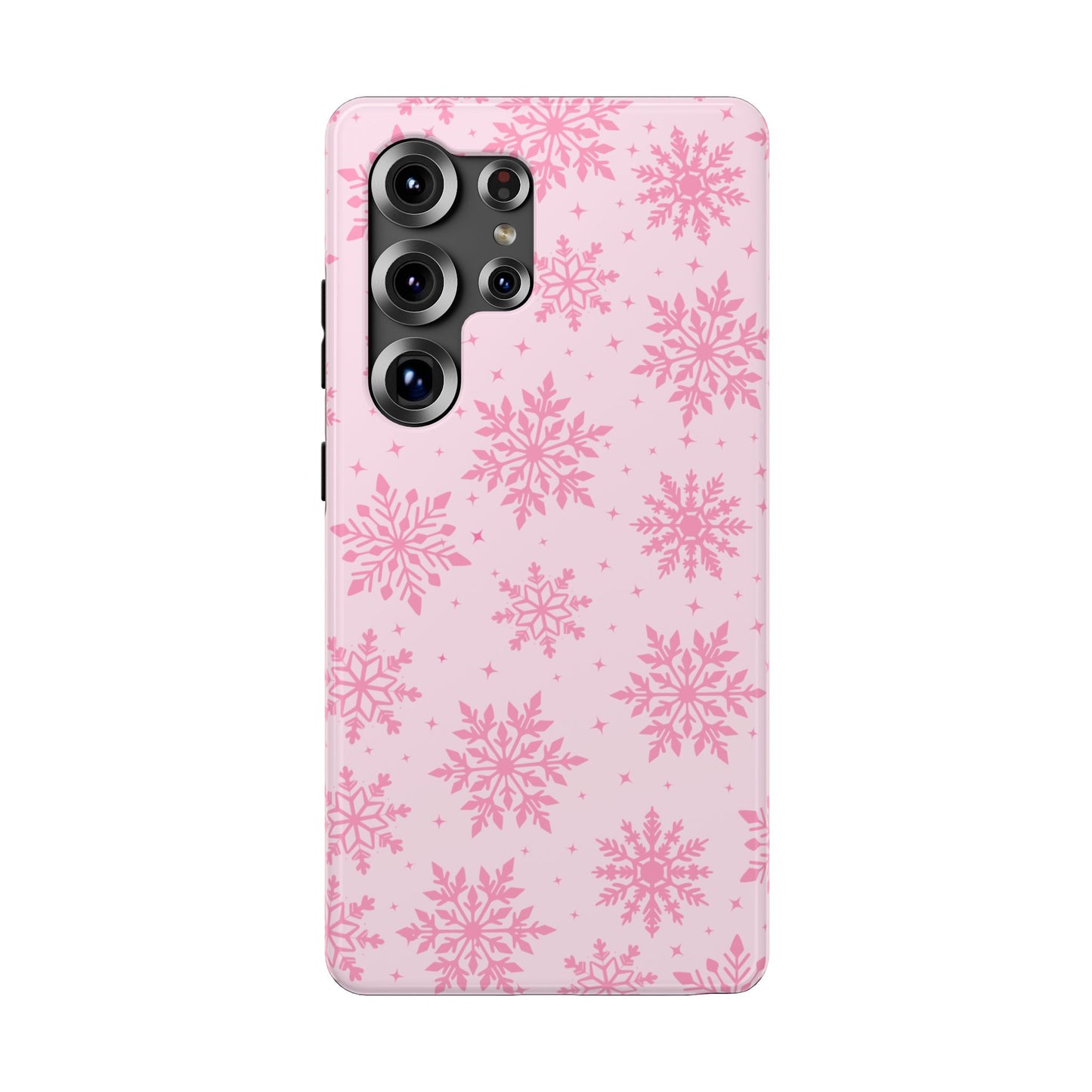 Pink Snowflakes Samsung Case