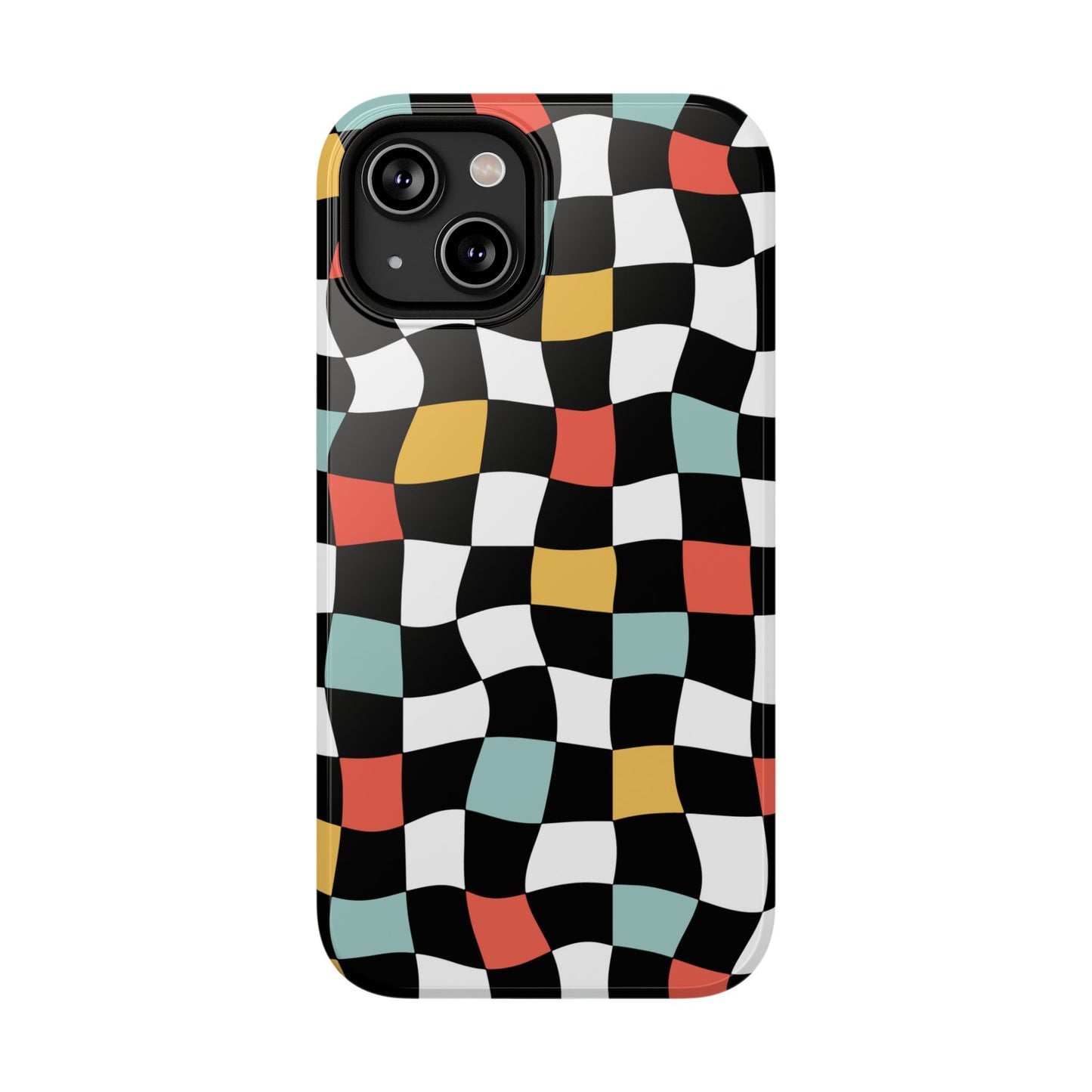 Retro Check iPhone Case