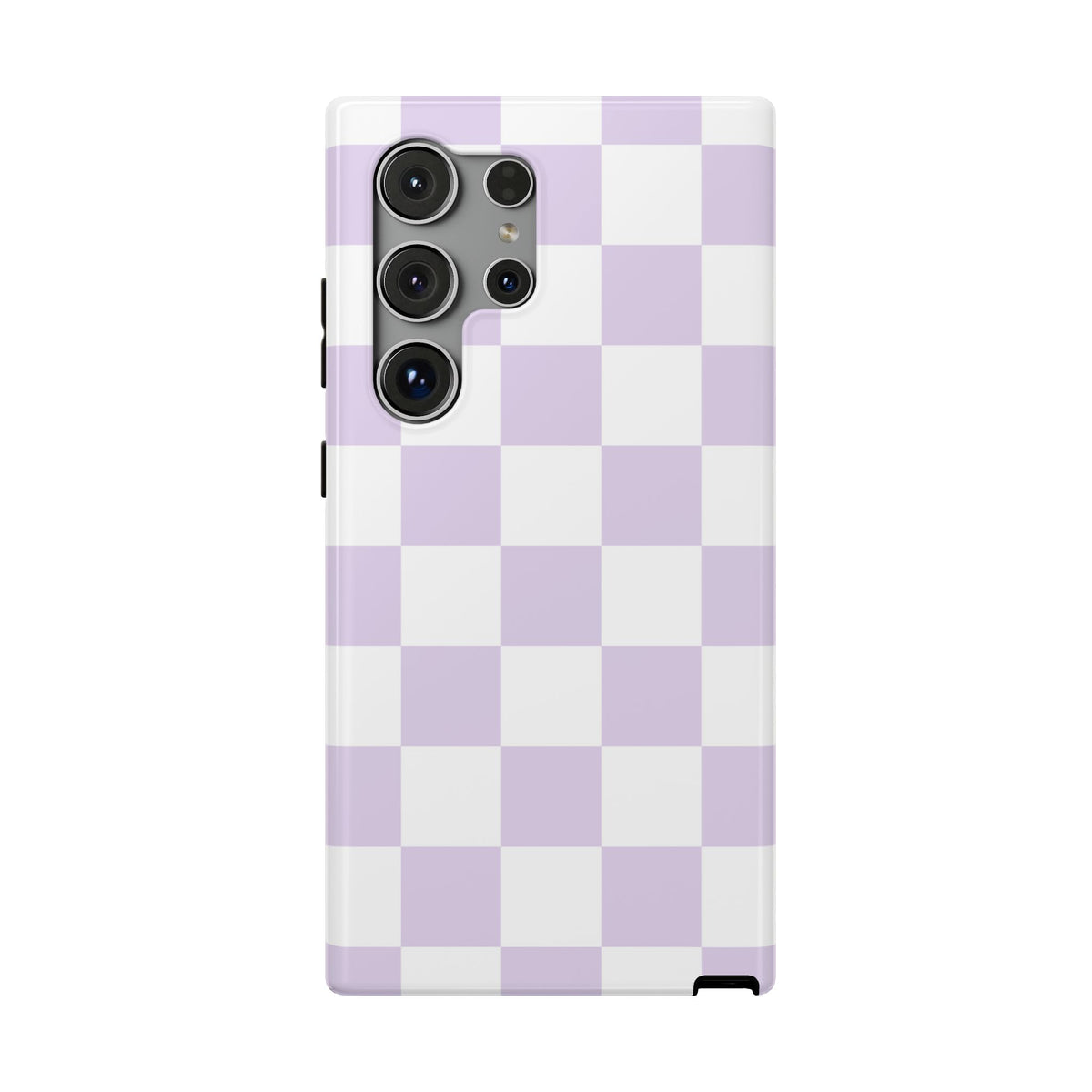 Pastel Purple Checkered Samsung Case