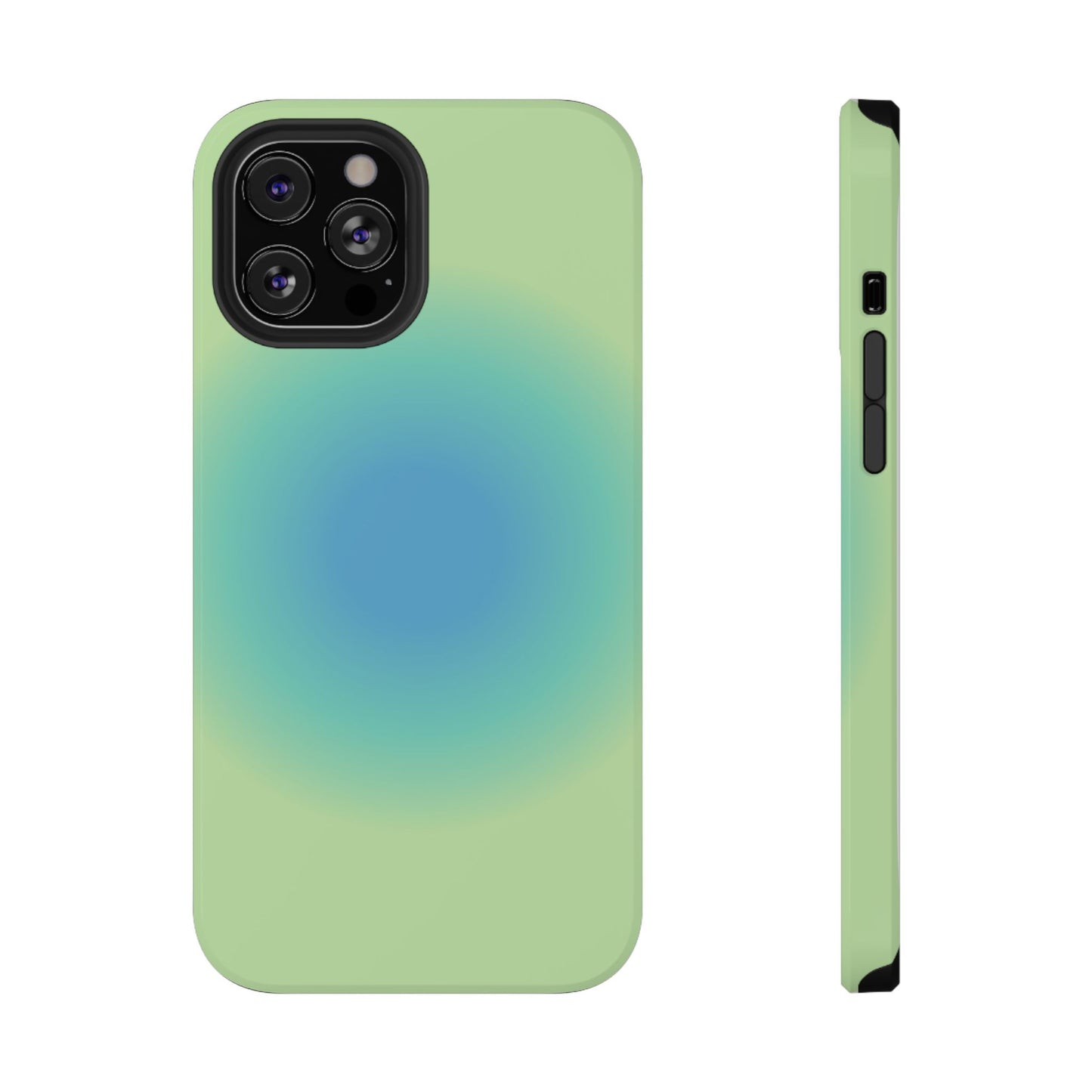 Blue & Green Aura iPhone Case