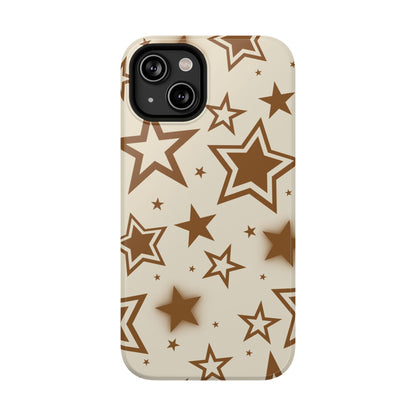 Brown Stardust iPhone Case