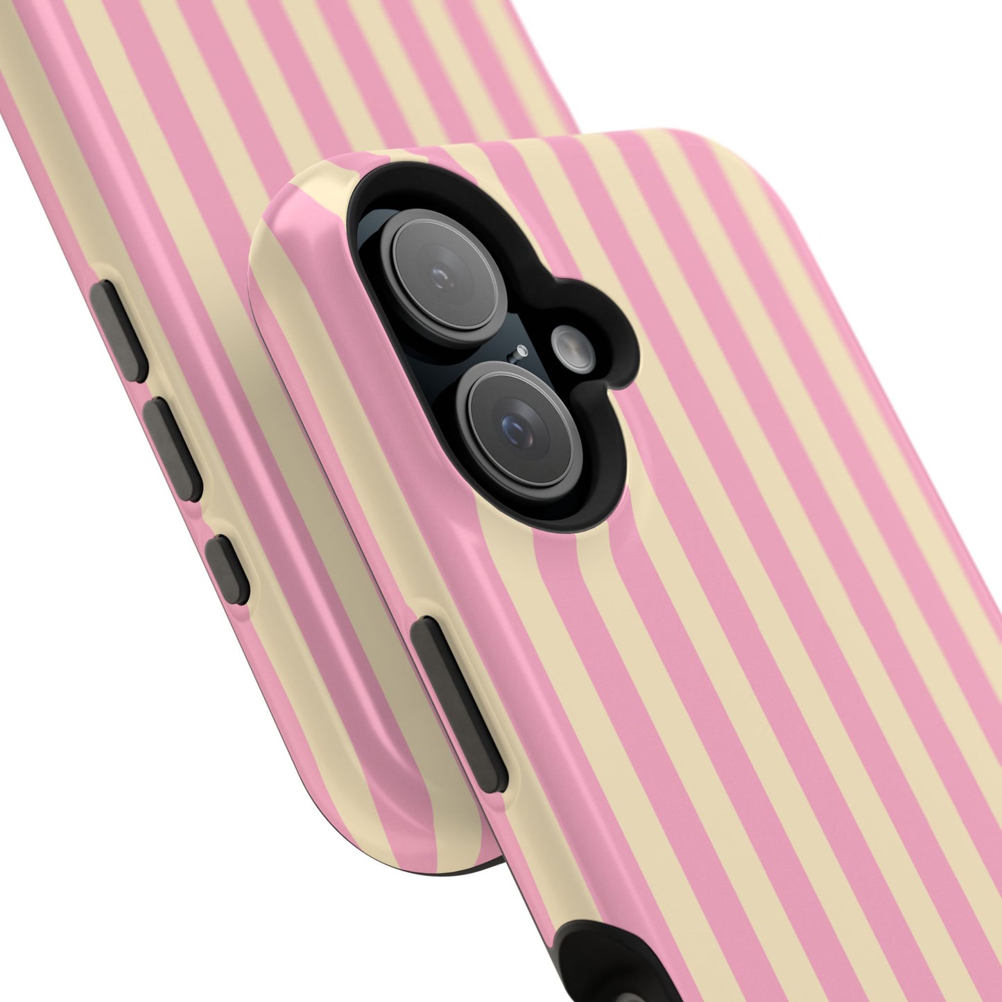 Lemon Sugar Stripes iPhone Case