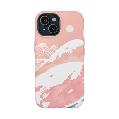 Pink Winter Night iPhone Case
