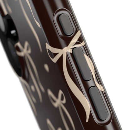 Chocolate Bows iPhone Case