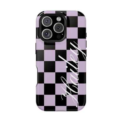 Custom Witchy Checkered iPhone Case