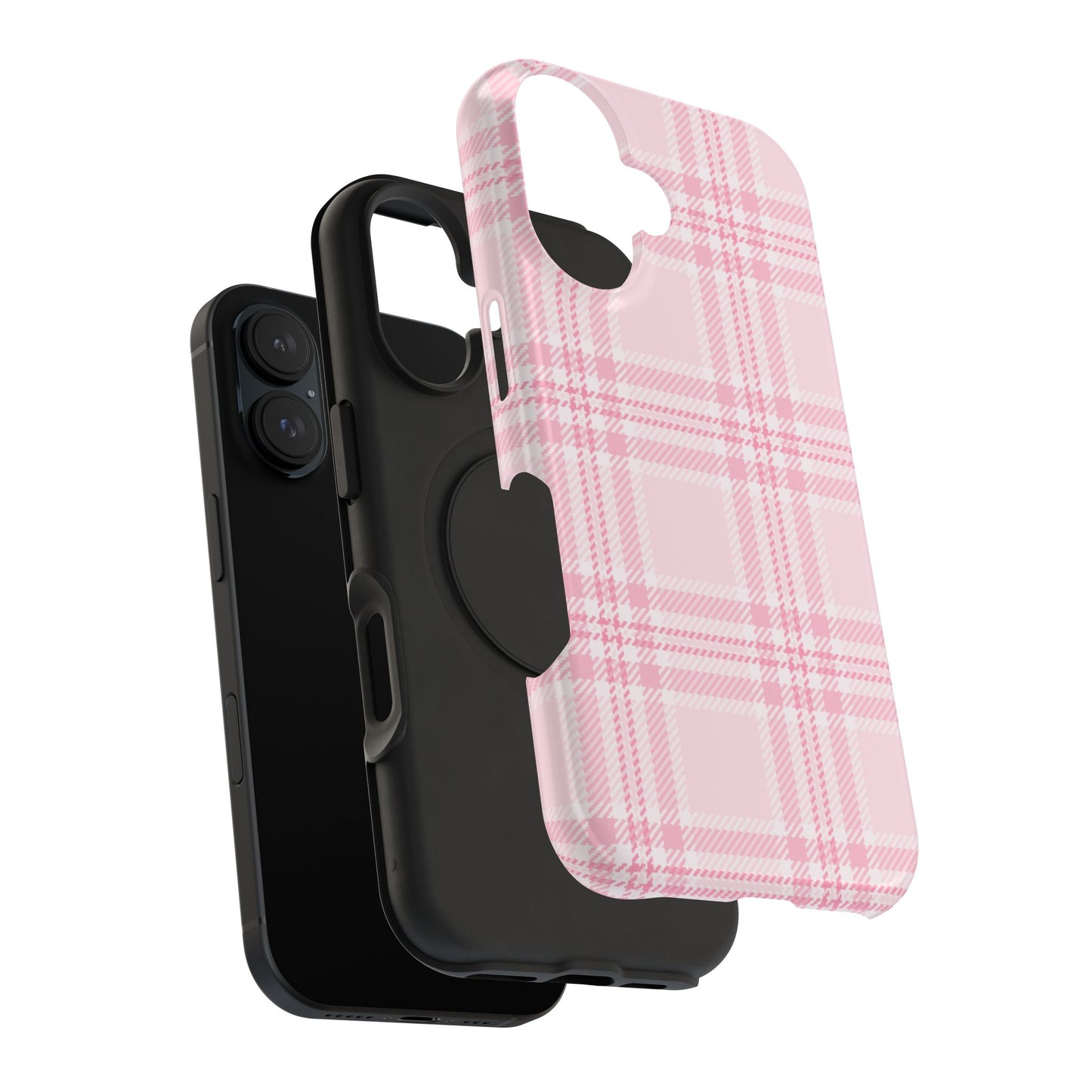 Pink Plaid iPhone Case