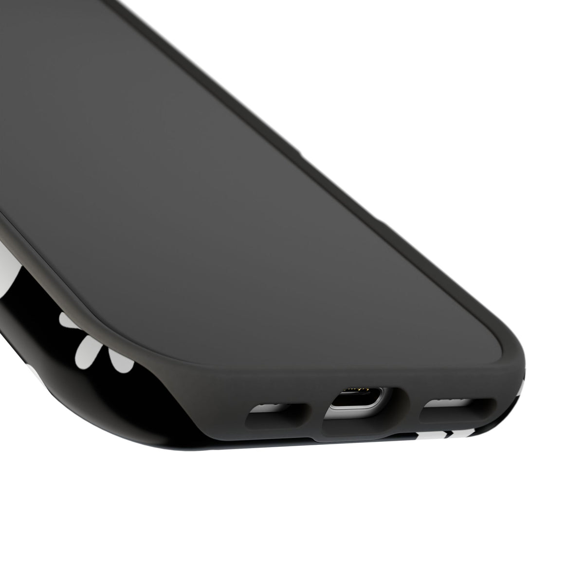 Black Flower Power iPhone Case