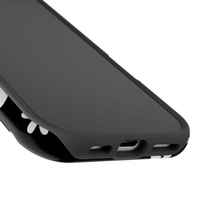Black Flower Power iPhone Case