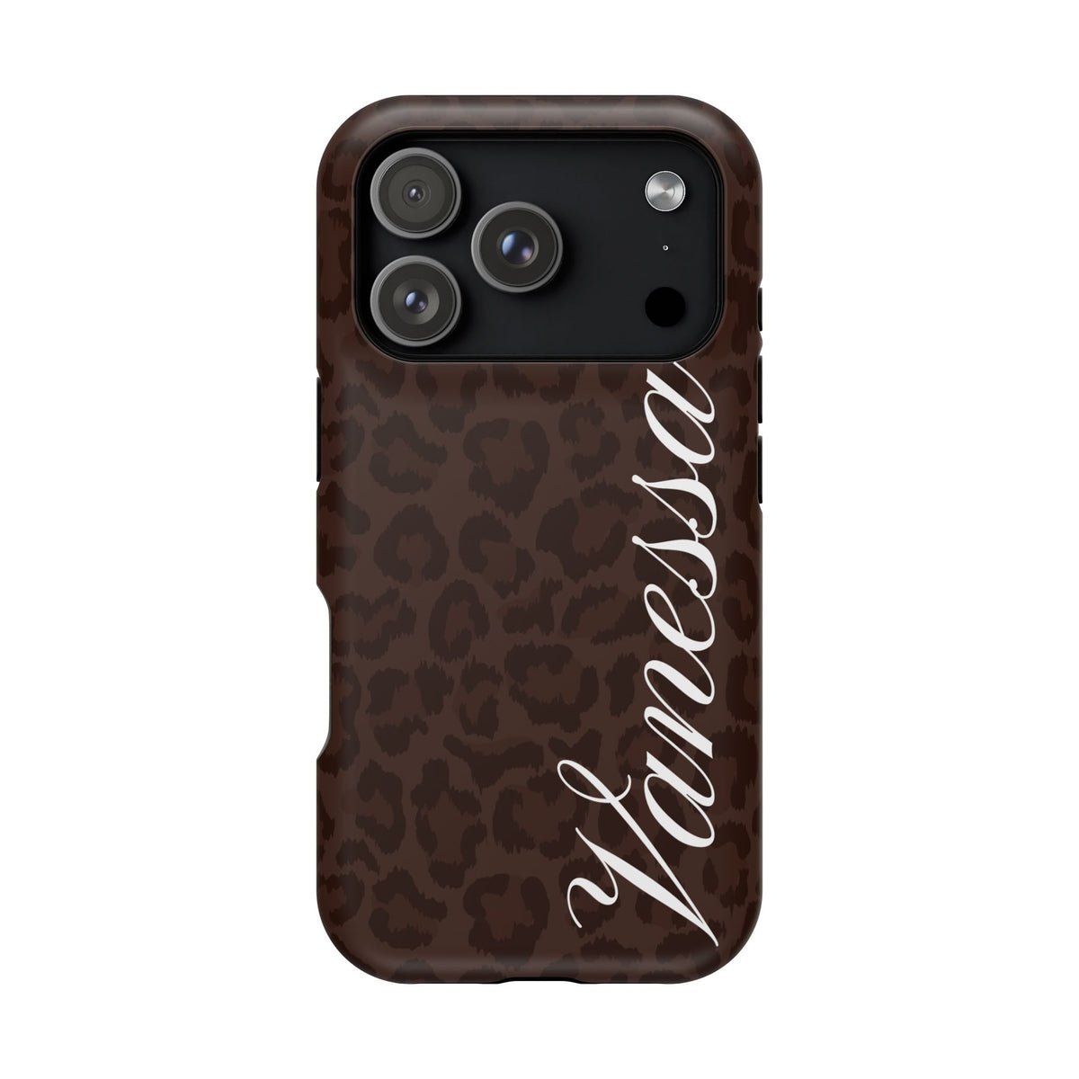 Custom Mocha Leopard iPhone Case