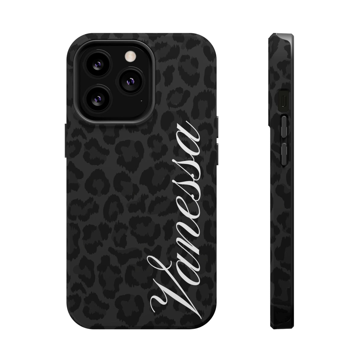Custom Black Leopard iPhone Case