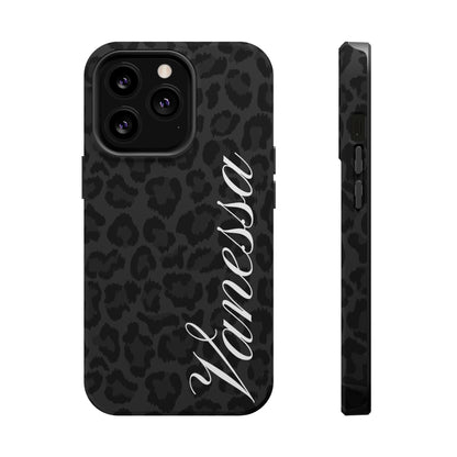 Custom Black Leopard iPhone Case