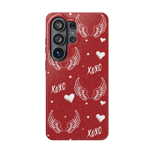 Red Angel Wings Samsung Case