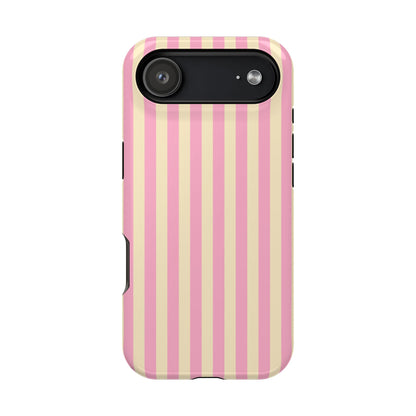 Lemon Sugar Stripes iPhone Case