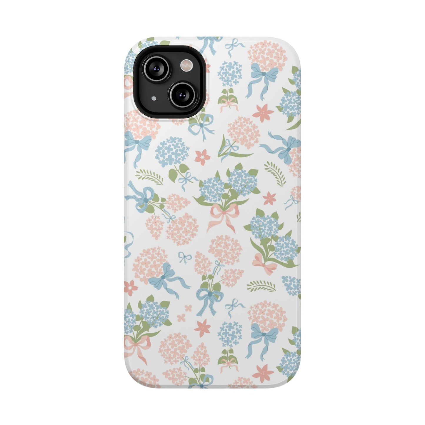 Hydrangea Bows iPhone Case