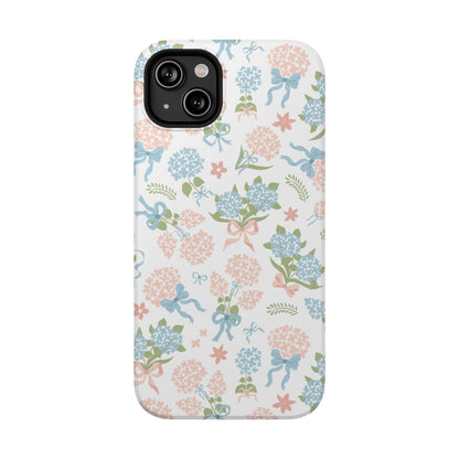 Hydrangea Bows iPhone Case