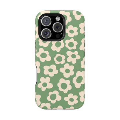 Green Las Flores iPhone Case