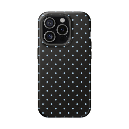 Blue Velvet Mini Dots iPhone Case