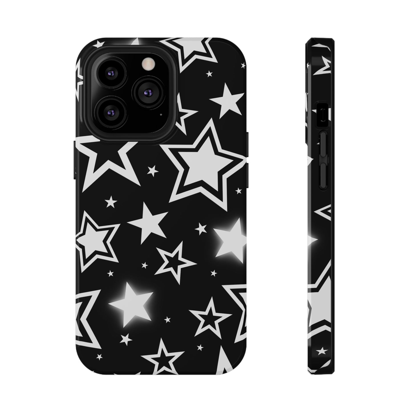 Black Stardust iPhone Case