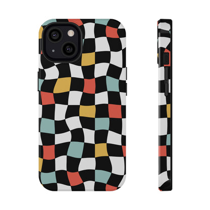 Retro Check iPhone Case