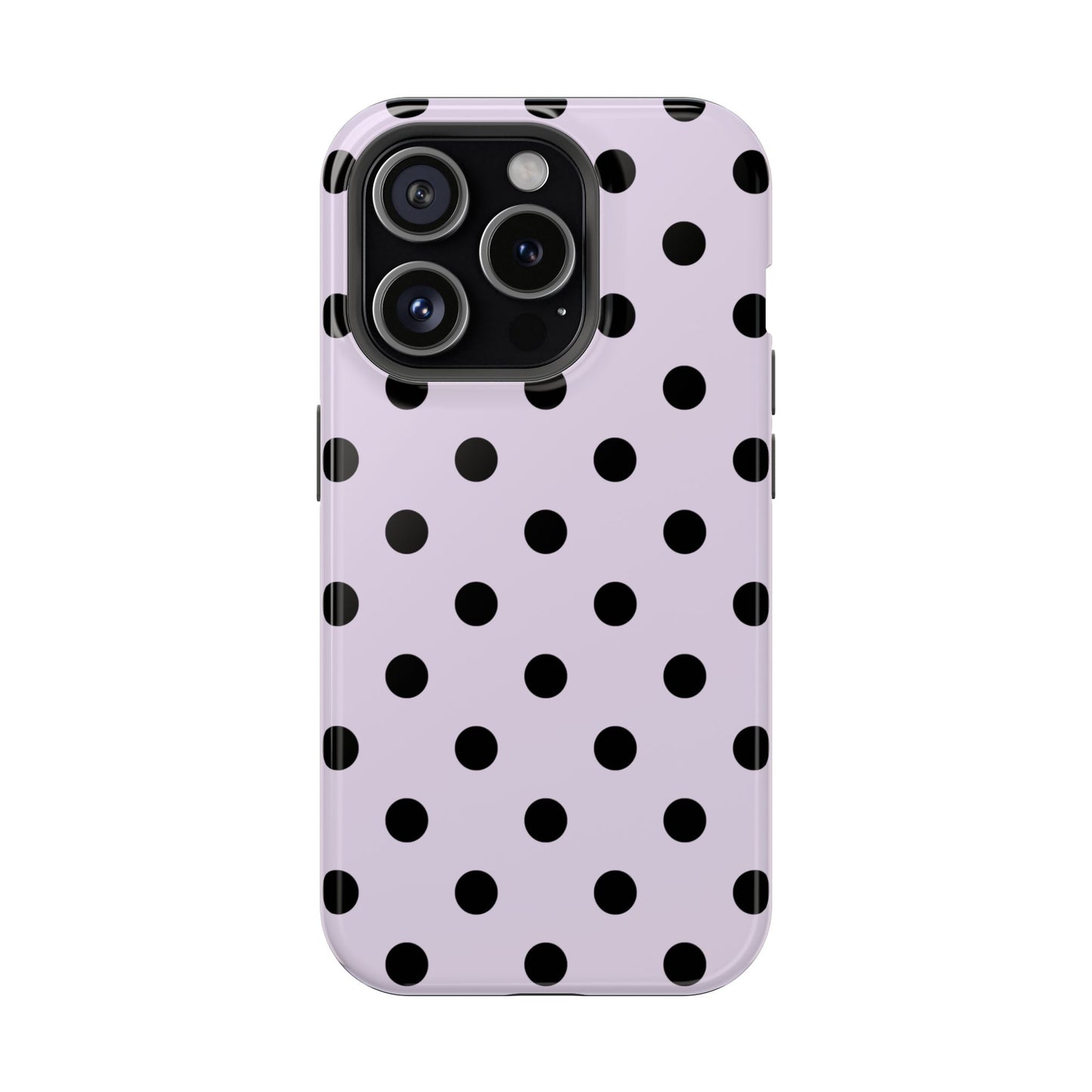 Lilac Polka Dots iPhone Case