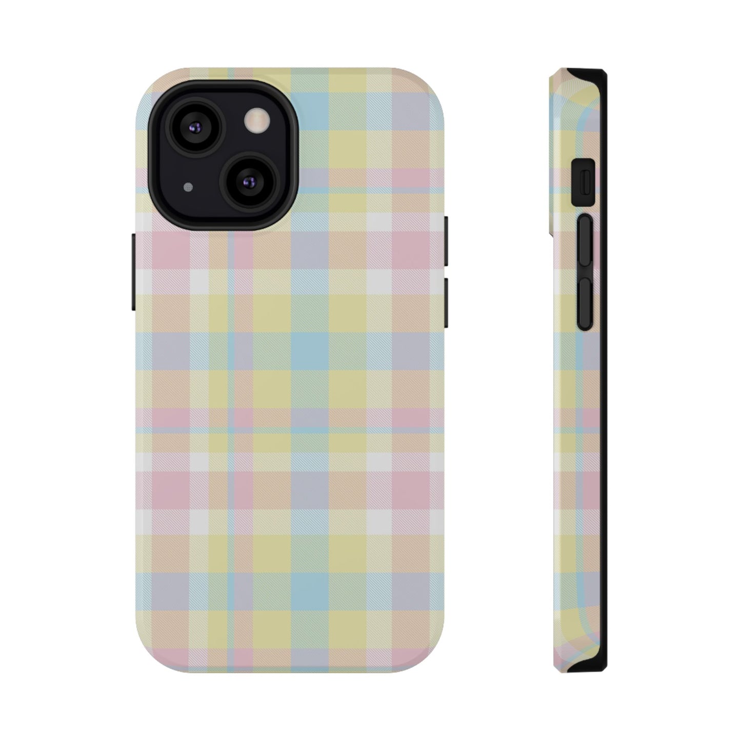 Buttercream Plaid iPhone Case