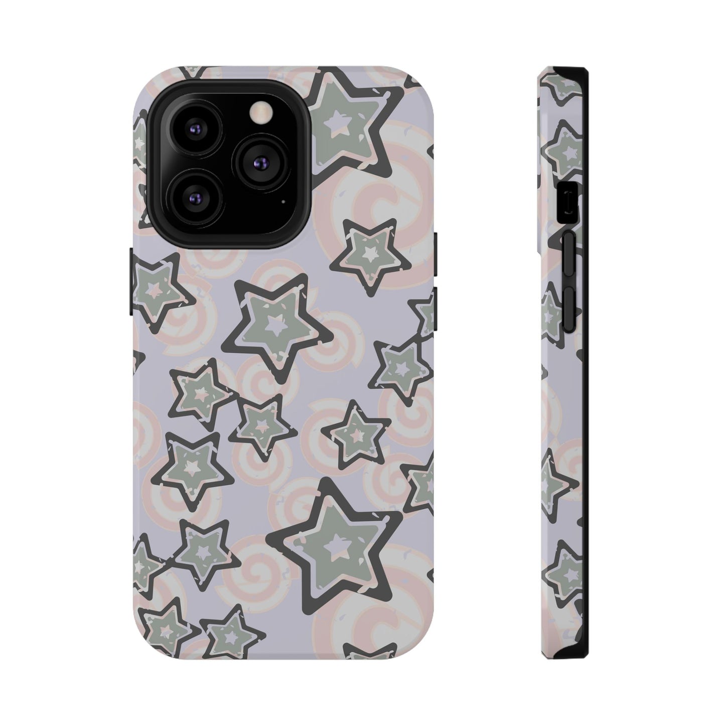 Y2K Gray Star iPhone Case