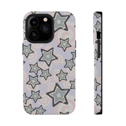 Y2K Gray Star iPhone Case