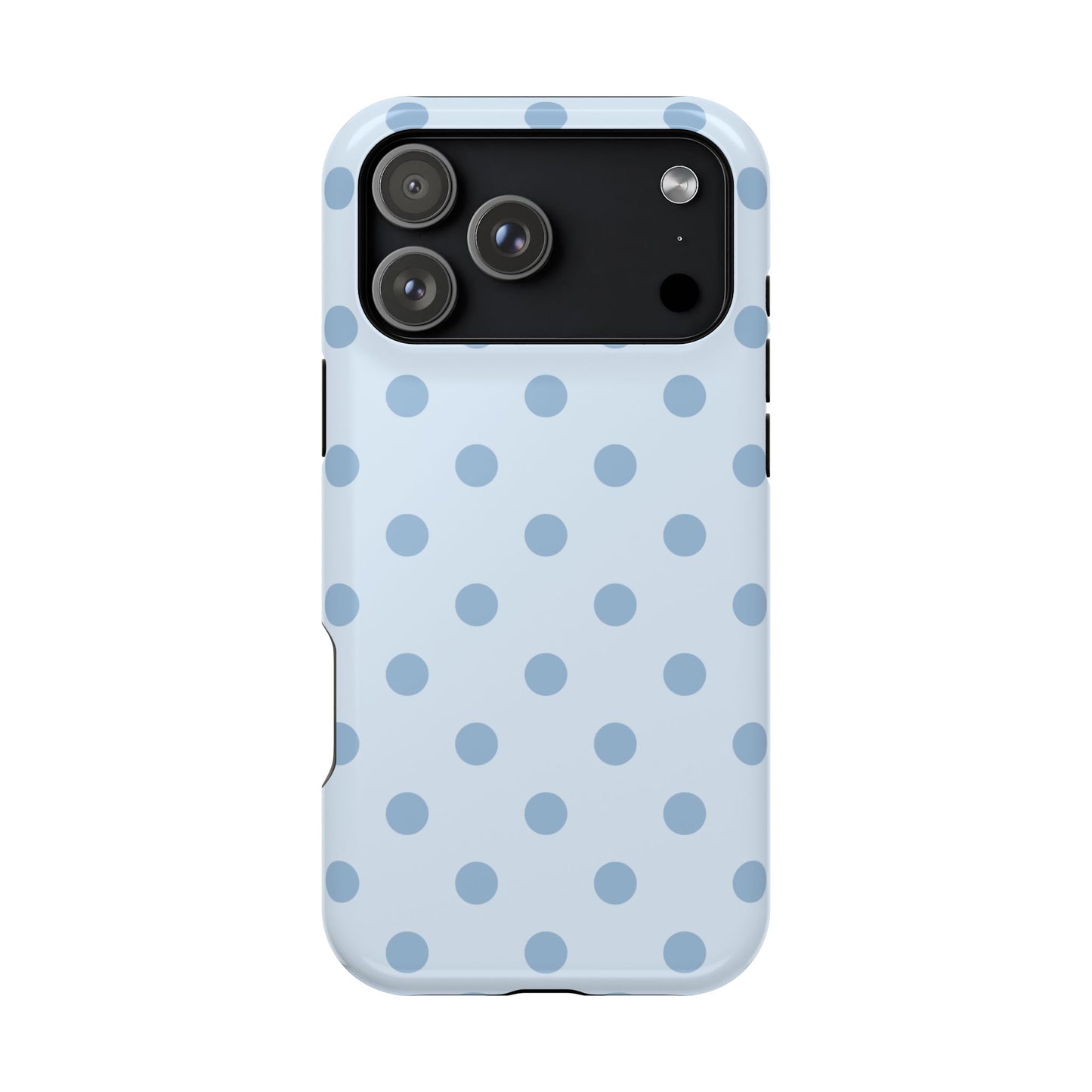 Blue Sprinkles Polka Dots iPhone Case