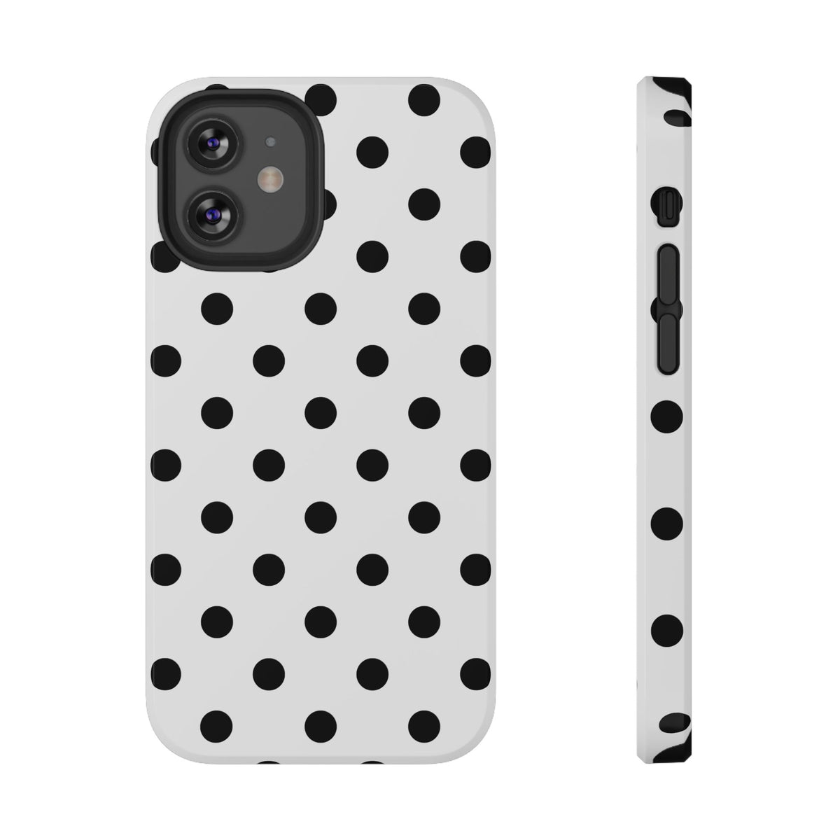 Black Polka Dots iPhone Case