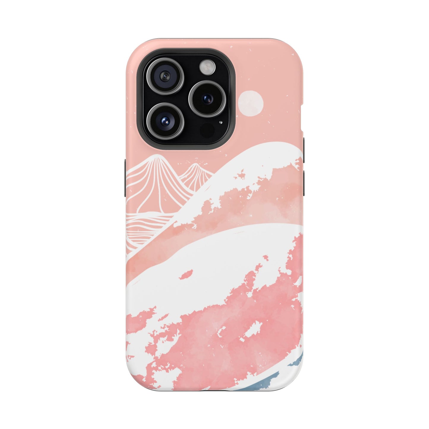Pink Winter Night iPhone Case