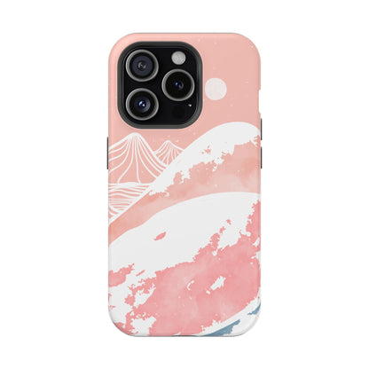 Pink Winter Night iPhone Case