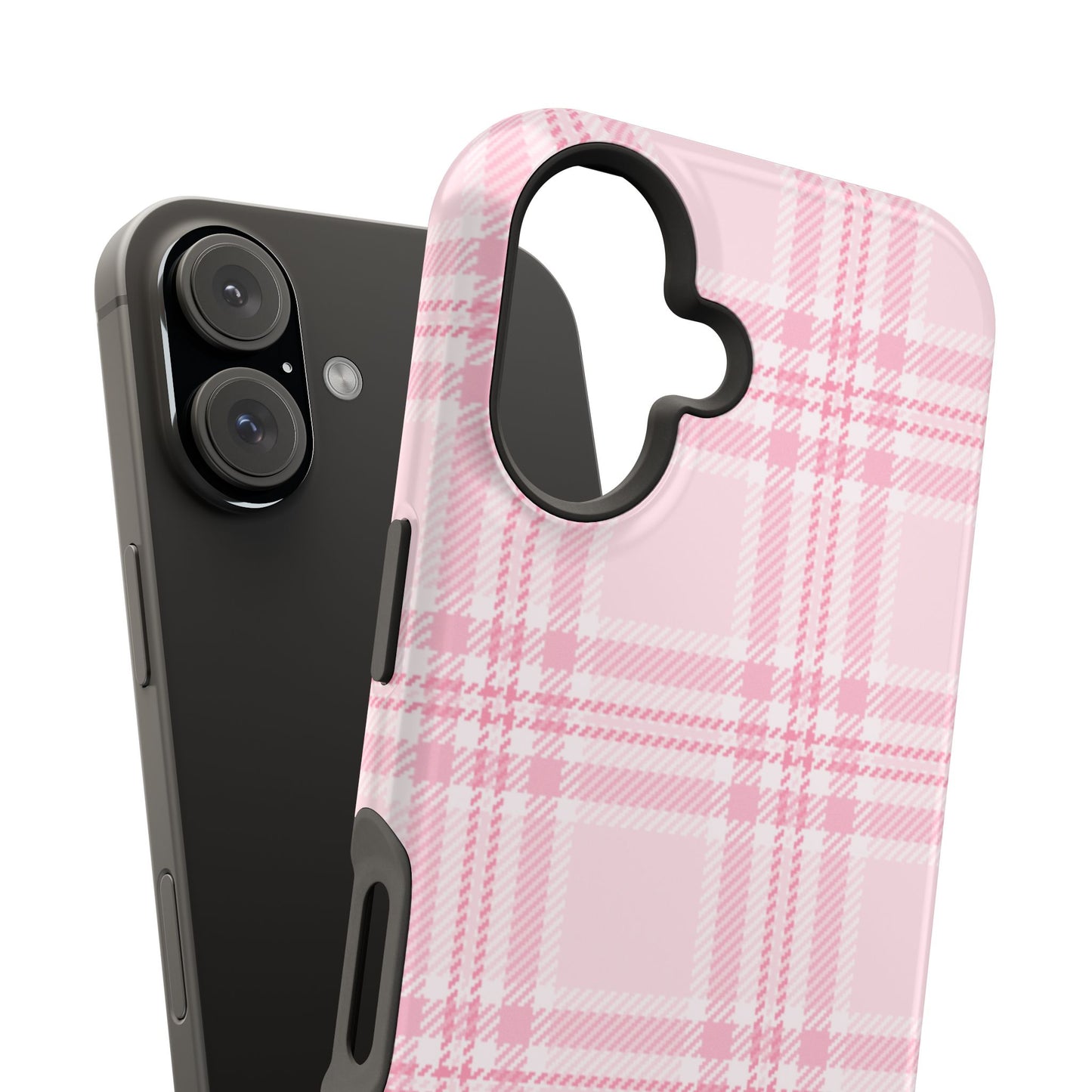 Pink Plaid iPhone Case