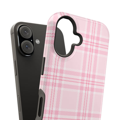 Pink Plaid iPhone Case