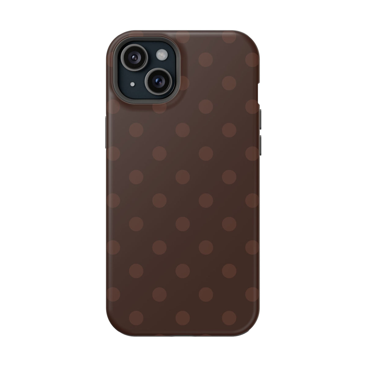 Mocha Polka Dots iPhone Case