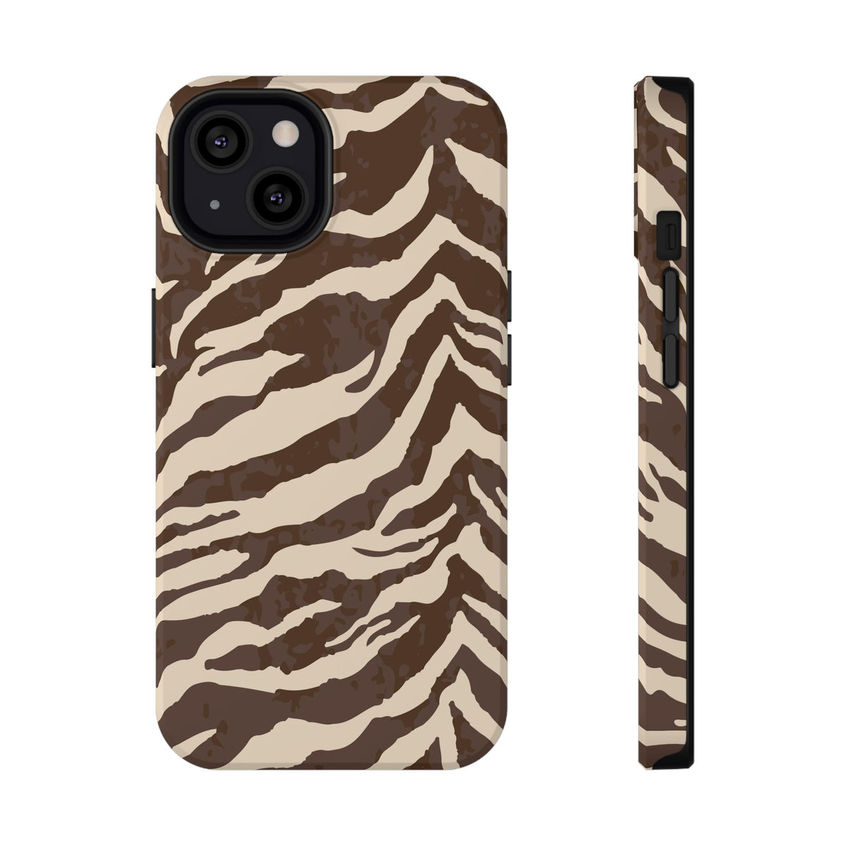 Brown Zebra iPhone Case