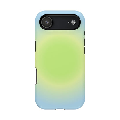 Green & Blue Aura iPhone Case