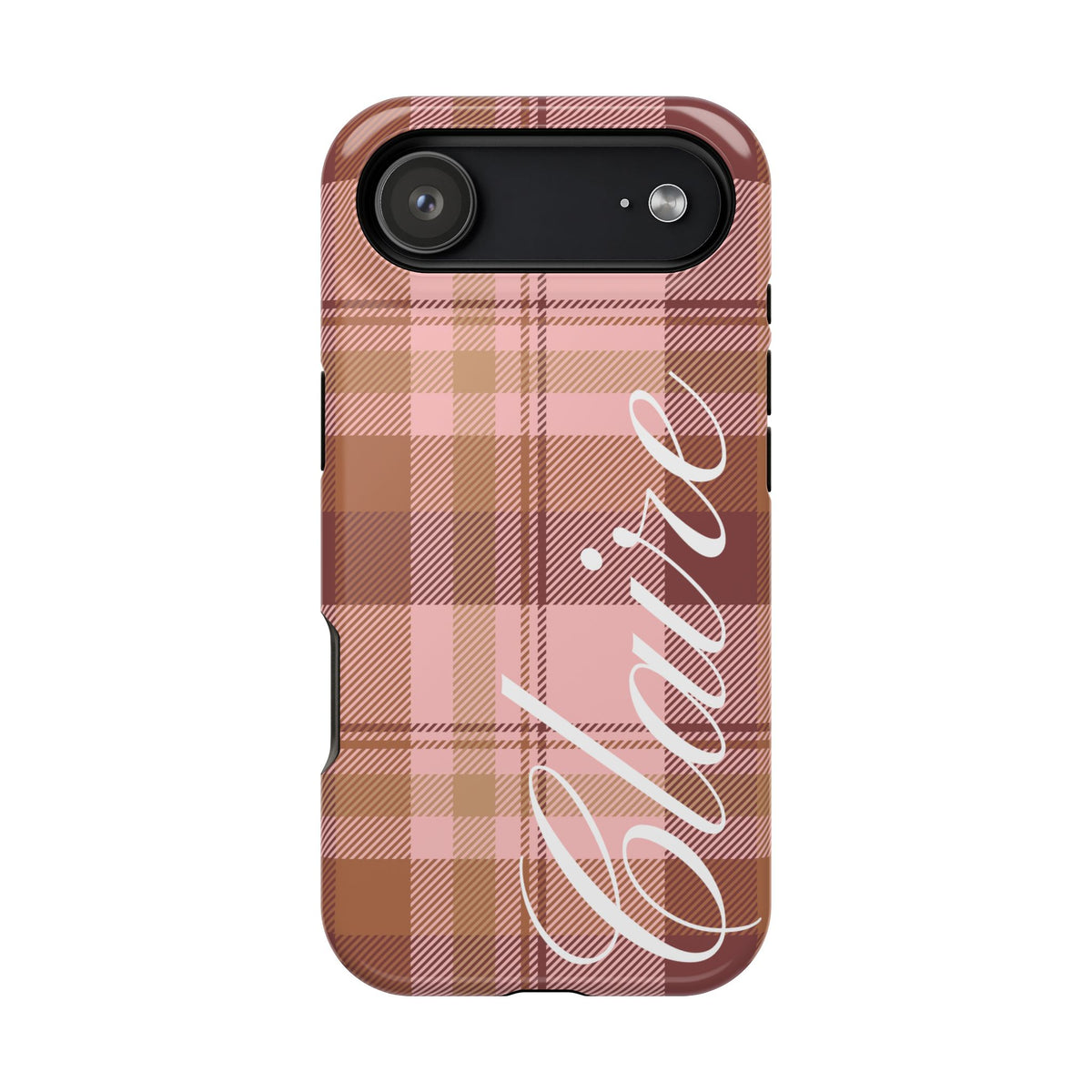 Custom Honey Plaid iPhone Case