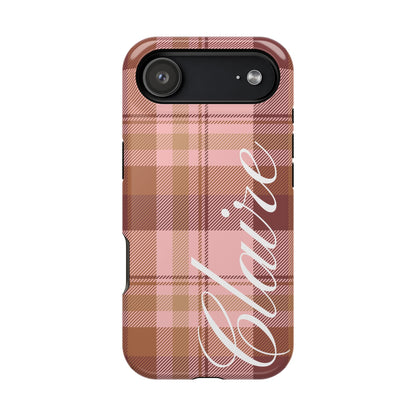 Custom Honey Plaid iPhone Case